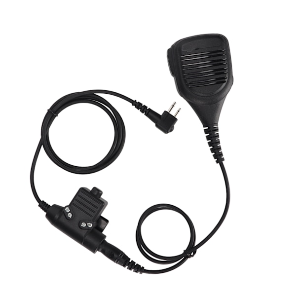 2-vägsradio Skuldermikrofon 7,1 mm Handmikrofon U94 PTT med Förstärkt Kabel för Motorola GP88 GP300 GP3688 DEP450 EP450