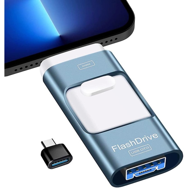 USB -minne, fotominne för extern lagringsminne 128 GB