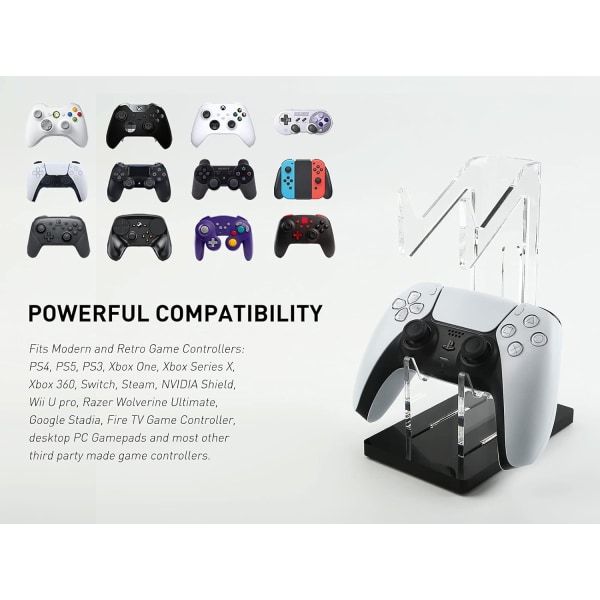 Universal Dobbelt Controller Holder til PS4 PS5 Xbox ONE Switch, Con