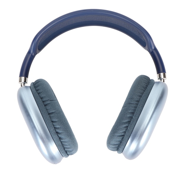 Langattomat Bluetooth-kuulokkeet, säädettävät, kokoontaitettavat, mikrofonilla, kannettavalle tietokoneelle, puhelimelle, työhön, kouluun, matkustamiseen, urheiluun, sininen