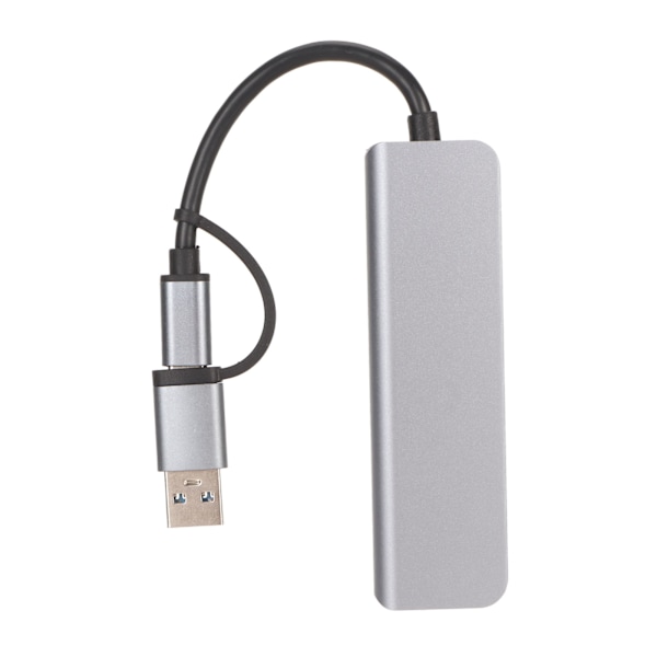 5-in-1 USB3.0 Hub 3 USB-porttia Muistikorttipaikka 5 Gbps USB C Hub USB-jakaja USB C -dongle USB-telakointiasema