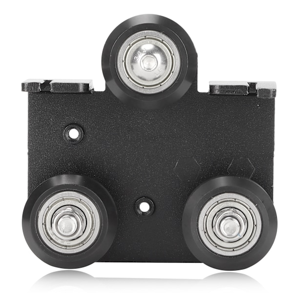 3D Ekstruder Bakplate V Spor Aluminium Ekstruderingsramme Svart Ekstruder Støtte Bakplate for Ender 3 for Ender 3s
