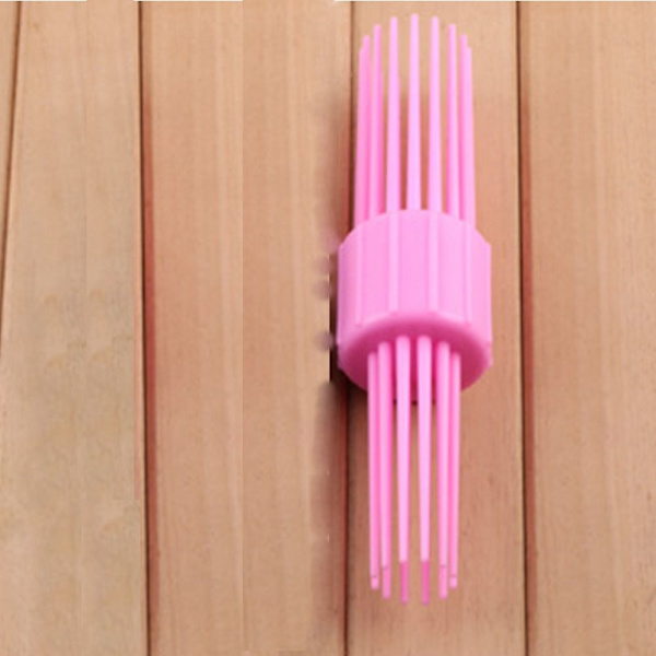 Hår Curling Roll Comb Gentle Curls Tool ROSA pink