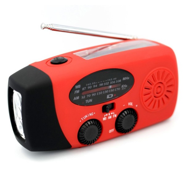 Håndradio Solar Vev Solværradio Nødbruk