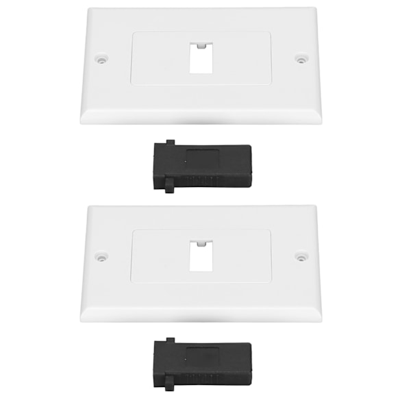 2 stk. USB 3.0 Veggplate Hurtiglading Dobbel Port USB3.0 Sokkelpanel for Hjemmekontor Hotell