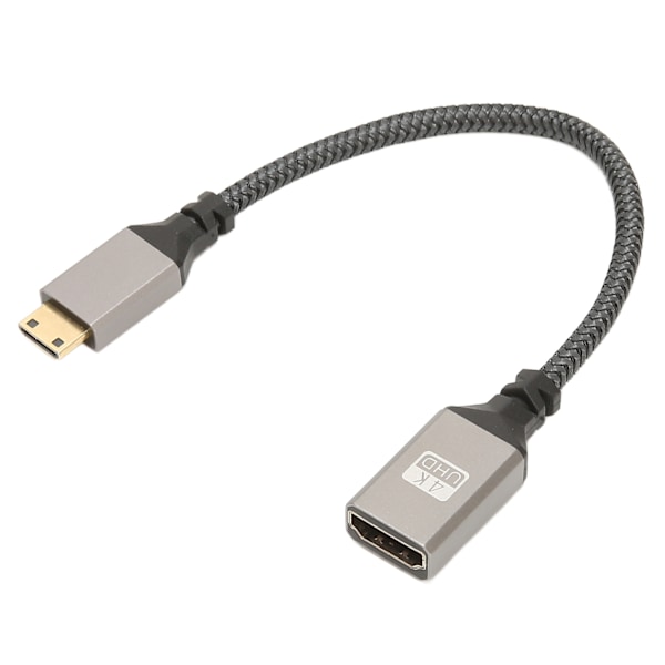 HD Multimedia Interface-kabel Hög Hastighet 4K 60Hz Mini Hane till Hona Adapterkabel för Surfplatta Kamera Dator TV Monitor 0.2m