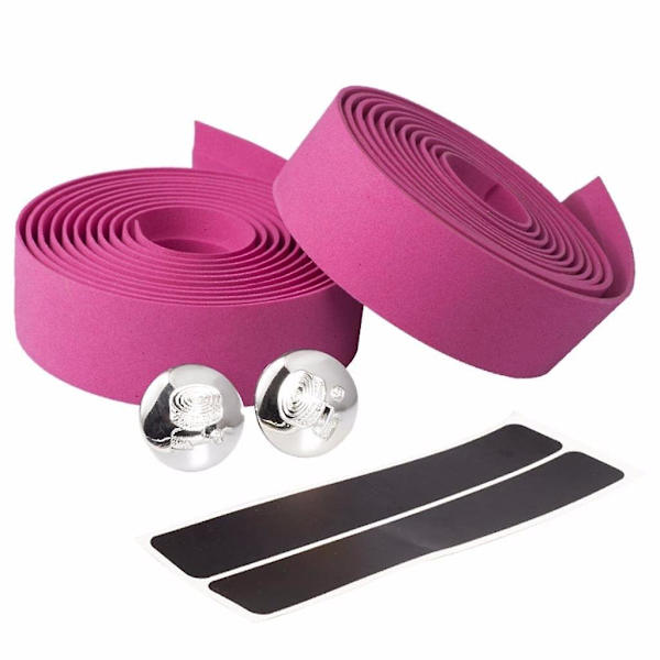 Sykkeltape Styre Wraps Stang Sykkel 2 deler Tape Sykkel Eva Styre Landeveissykler Tilbehør Breakdown Set Sykkel Pink