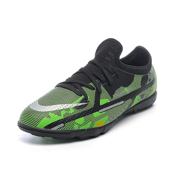 Fodboldstøvler til mænd Anti-slip Fodboldstøvler til mænd Græs Fodbold Sneakers 2K23001-1 Green 34