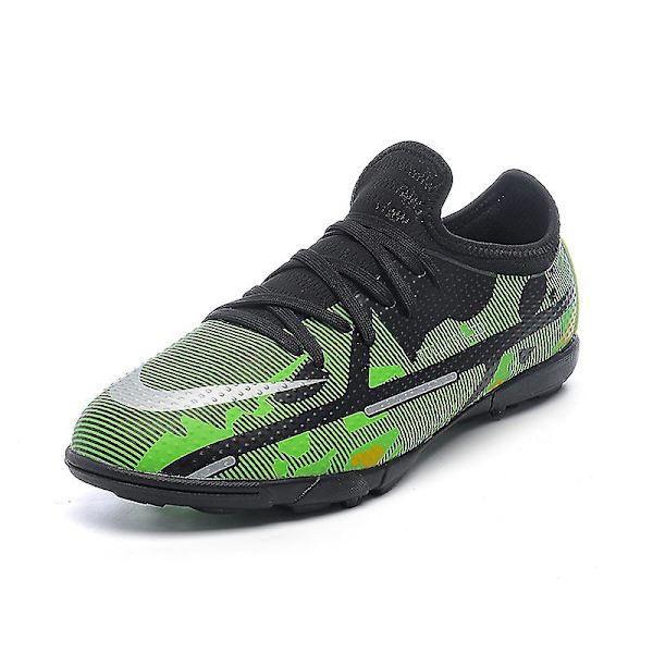 Fotballsko for menn Anti-skli Fotballsko for herre Grass Fotball Sneakers 2K23001-1 Green 44