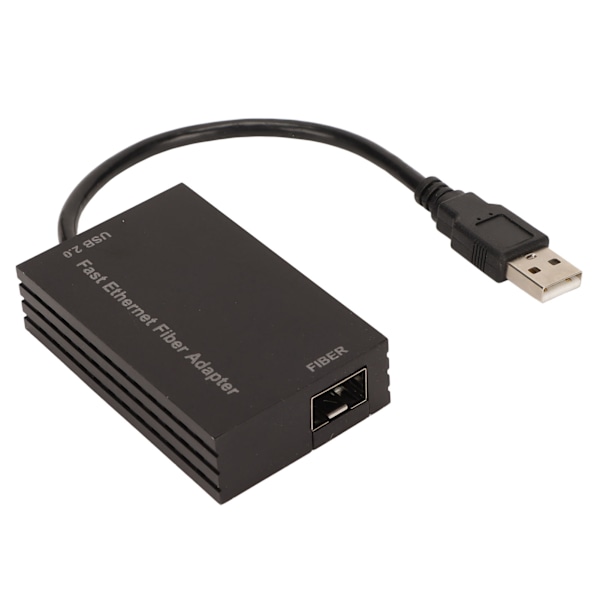 100M Ethernet Server Adapter Höghastighets Strömsparläge USB2.0 Port Enkel Optisk Port SFP Adapter för Stationära Datorer