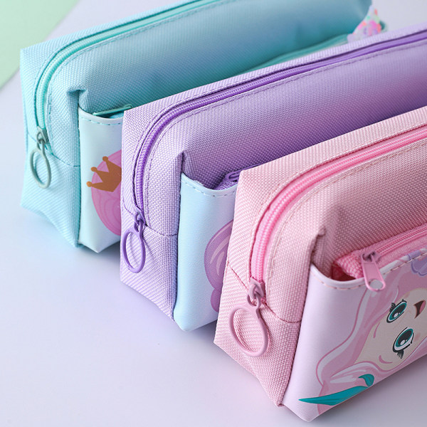 e Mermaid Primary School Case Double Oxford Zipper Penci A1