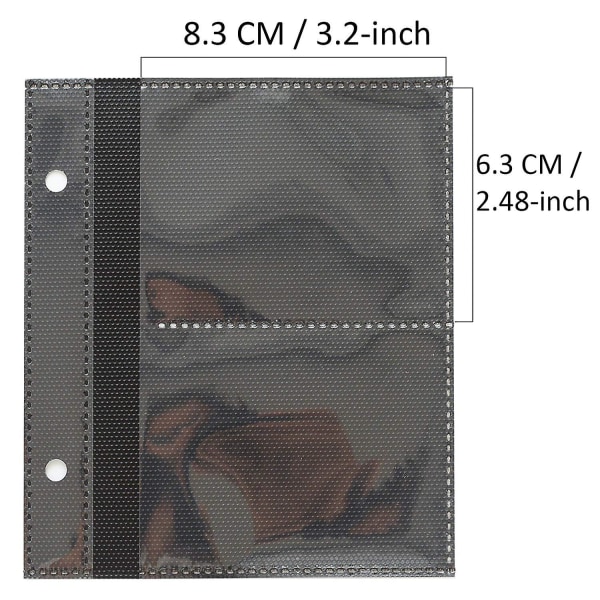 100 taskun minifilmialbumi (64 x 90 mm) Fujifilm Instax Mini -pikafilmille (54 x 86 mm) / Polaroid Zink Photo (harmaa)