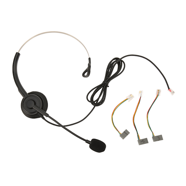 Puhelin Headset Yksikorvainen Ammattikäyttöön Melua Vaimentava Säädettävä Langallinen Puhelin Headset Call Center Asiakaspalveluun