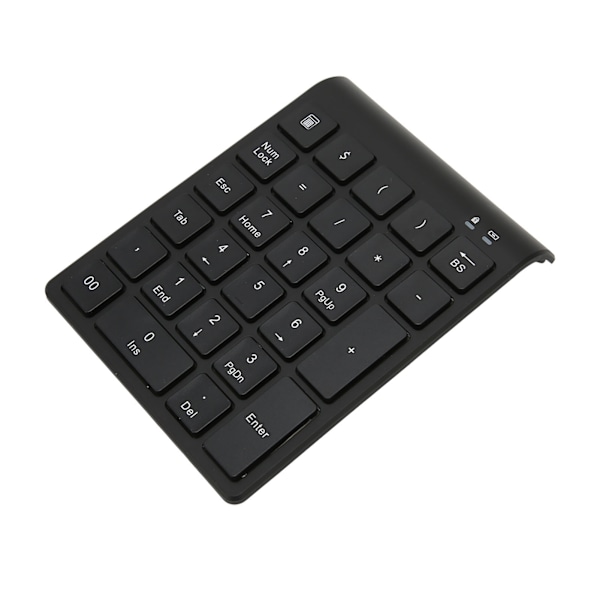 Trådlöst numeriskt tangentbord Bluetooth 27 tangenter Svart Snabb dataöverföring Gaming-tangentbord Stöd för genvägstangenter för bärbar dator surfplatta