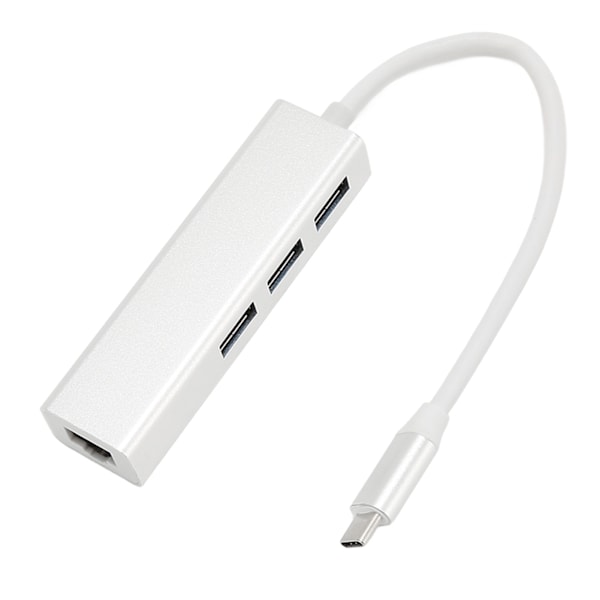 USB C Adapter Professionell Höghastighetsdataöverföring Kompakt RJ45 Dockningsstation för USB C-enheter