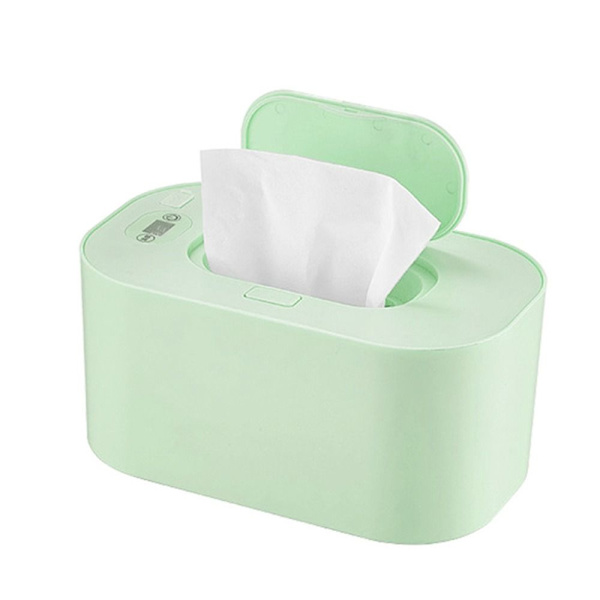 USB Baby Wipe Warmer Våtservetter Värmare GRÖN Green