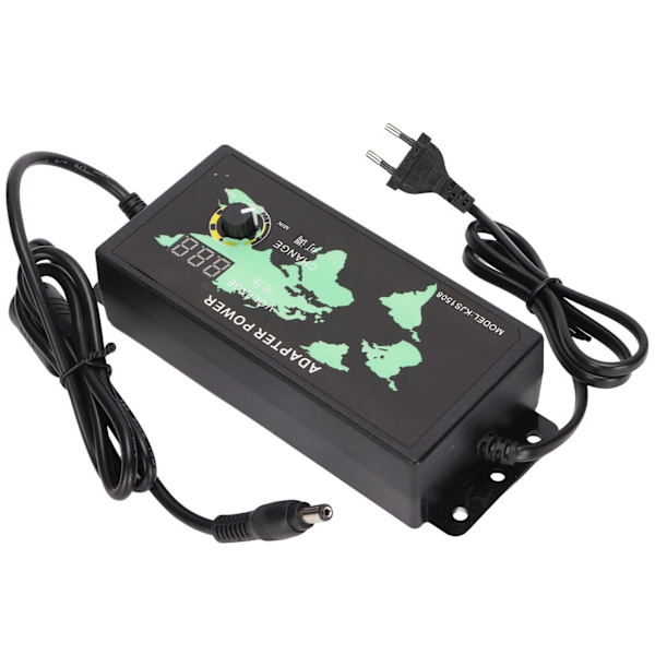 Virtalähde LED Digitaalinäyttö 120W 10A 3‑12V Säädettävä Jännitteen Säätösovitin 100-240V EU-pistoke