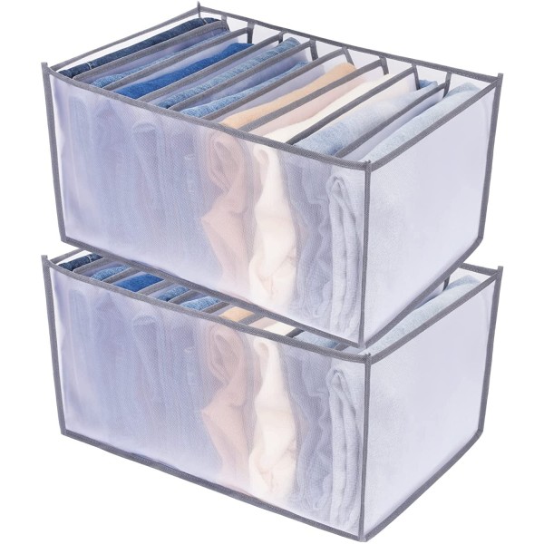 Garderob Kläder Organizer 9 Grids, Låd Organizers för