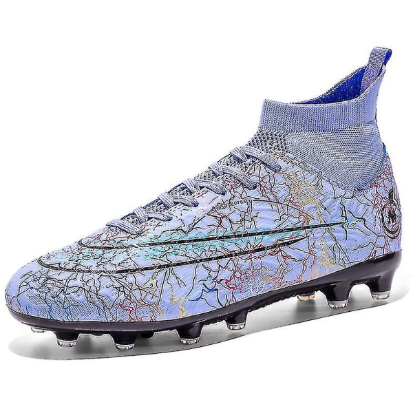 Fotbollsskor för män Halkfria fotbollsskor Klossar Gräs Fotbollssneakers Yj068a Purple 42