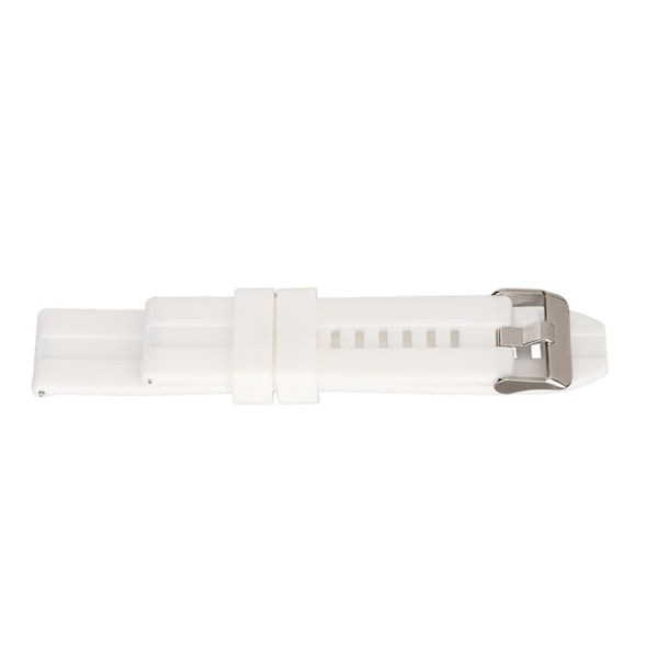 Klockarmband 22mm Universal Snabbkoppling Silikon Tillbehör för Realme Watch 2 Vit