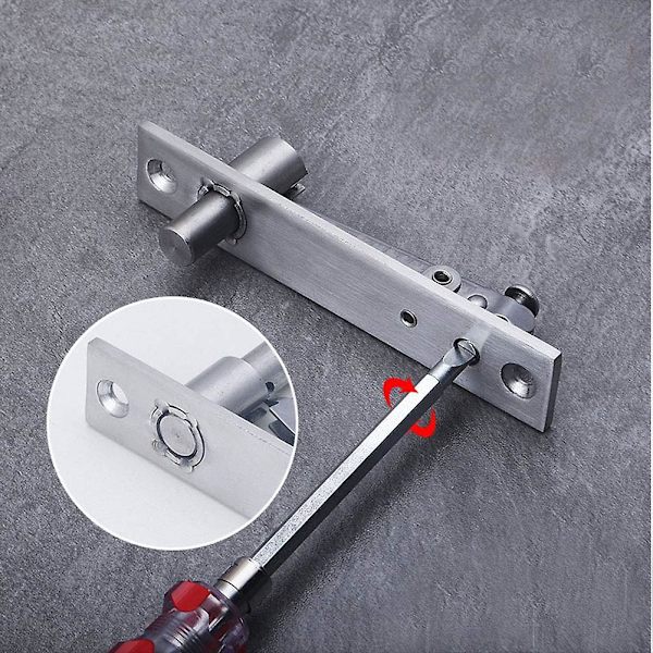 2 stk 360 graders rotation skjult døraksel drejelige hængsler130X25Mm