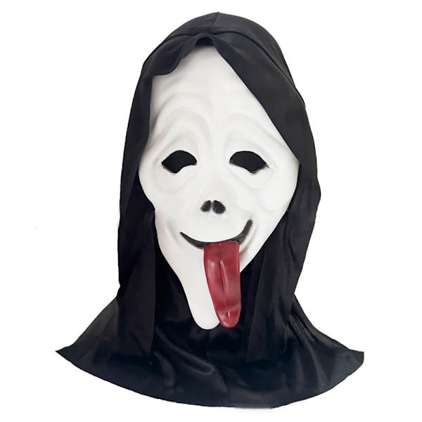 Halloween Maske Scream Ghostface Spøgelse Gyser Hodeskalle Latex Maske Til Halloween Fest Cosplay E