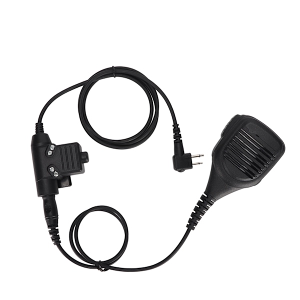2-vägsradio Skuldermikrofon 7,1 mm Handmikrofon U94 PTT med Förstärkt Kabel för Motorola GP88 GP300 GP3688 DEP450 EP450