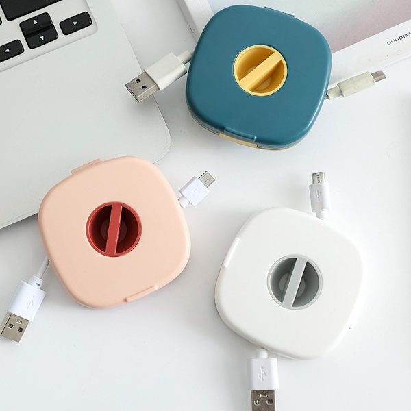 Under Desk Cable Management 3PCS roterbar datakabelopbevaringsboks