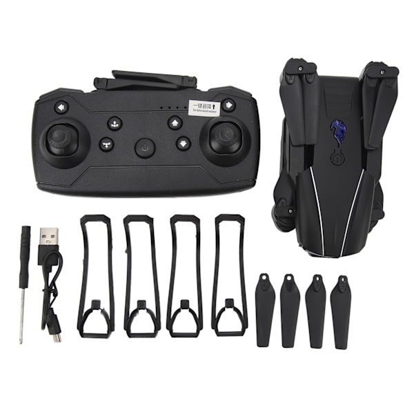 S85 Mini Drone Dobbel 4K Infrarød Hindringsunngåelse Zoombar Linse Trajektorie Flygning Holdningsfotografering Sammenleggbar RC Drone
