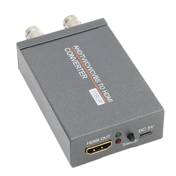AHD TVI CVI CVBS til HD Multimedia Interface Konverter Full HD 720P 1080P 3MP 4MP 5MP 8MP BNC til HD Video Adapter