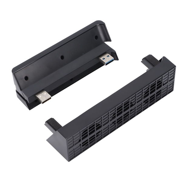 DOBE Køleblæser og USB Hub Kombinationssæt Køler og 4-Port USB 3.0 Adapter Sæt til PS4 Slim Spillekonsol