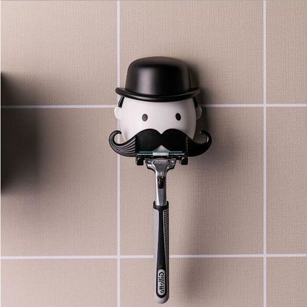 Mr Razor, Sugkopp barberhøvelholder, barberhøvel for dusj, badekar