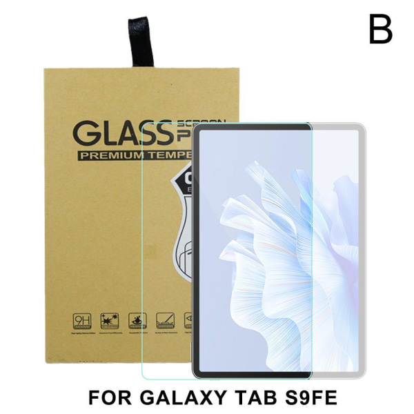 1X hærdet glas skærmbeskytter til Samsung Galaxy Tab S for Galaxy Tab S9 + one-size