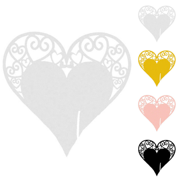 Kärlek Vinglas Kort / Kreativ dekoration / Romantiskt bröllop Gold 1 PC
