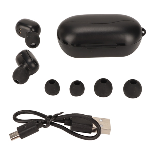 Bluetooth Hörlurar Touch Kontroll Stereo Ljud Trådlösa Bluetooth Hörlurar med Laddningsfodral