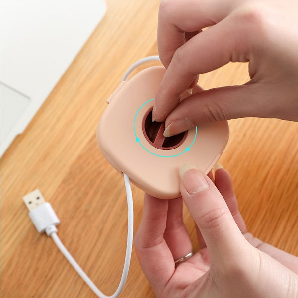 Under Desk Cable Management 3PCS roterbar datakabelopbevaringsboks