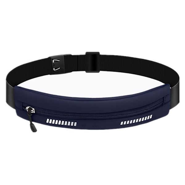 Män kvinnor Fanny Pack Midjeväska Sport Gym Vattentät Ultratunt osynligt bälte 6,5-tums multifunktionell telefon Black-dot pattern Universal within 7 inches