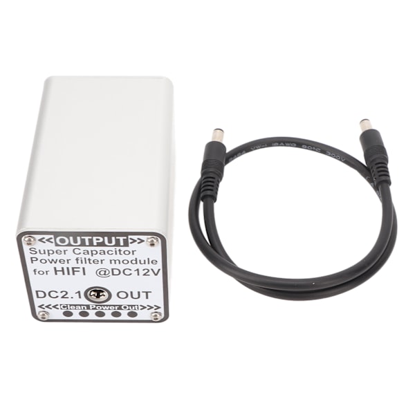 Suodatinmoduuli DC12V Common Mode Rejection DC 2.1 Tulo-lähtöjännitteen ilmaisin Suodatusvirtamoduuli Raspberry Pi:lle