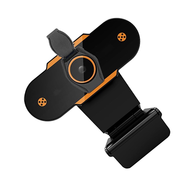 USB-webkamera 2K 1080P USB 2.0 Sisäänrakennettu mikrofoni CMOS Plug and Play Linssinsuojus PC-kamera perheelle, toimistoon ja matkoille