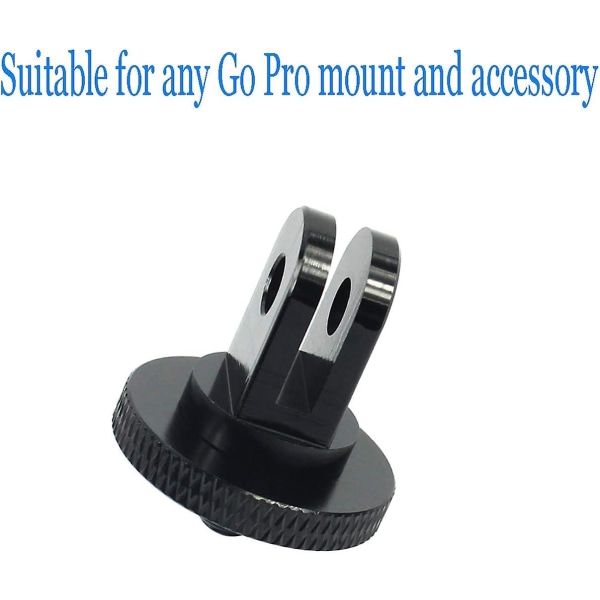 Gopro 6,35 Mm-20 Ruuvi Jalusta 2 Adapteria Gopro Hero10, Insta360 One X2, Go 2, Xiaomi Yi ja Muille Toiminta-kameroille