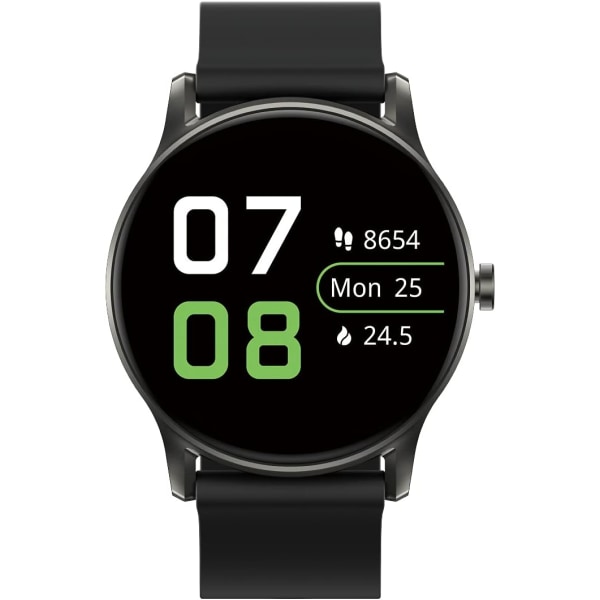 SoundPEATS Smartwatch Fitness Tracker med blodsyre, puls- och sömnkvalitetsmätare, vattentät Smartwatch