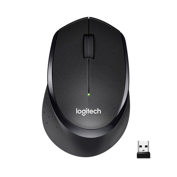 Logitech M330 Silent Plus Hiljainen langaton hiiri Musta