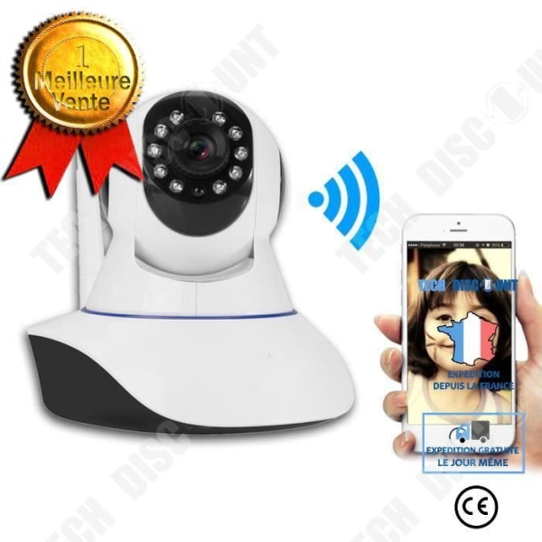 TD® Kamera WIFI 720P HD IP WiFi-Trådlös övervakningskamera- Hemsäkerhetssystem- trådlös nätverkskamera ip-kamera