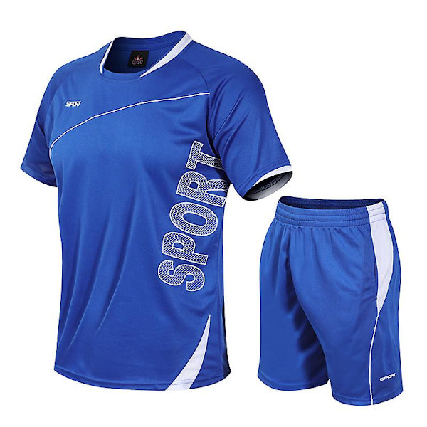 Jwl- Sportkläder Sommarlöparset Gymkläder Träning Basket Fotboll Träning Jogging Löpardräkt 2 st Maratonkläder 4XL yellow