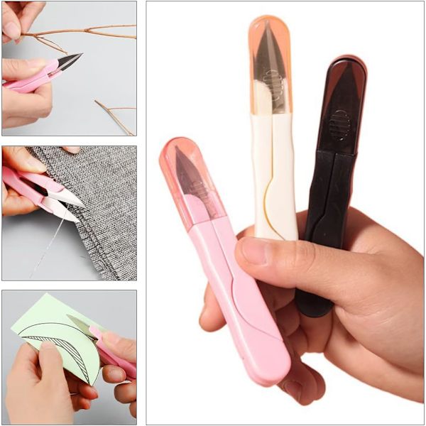 3 stk Trådsaks Sy Saks Klippare Mini Small Snips Tri