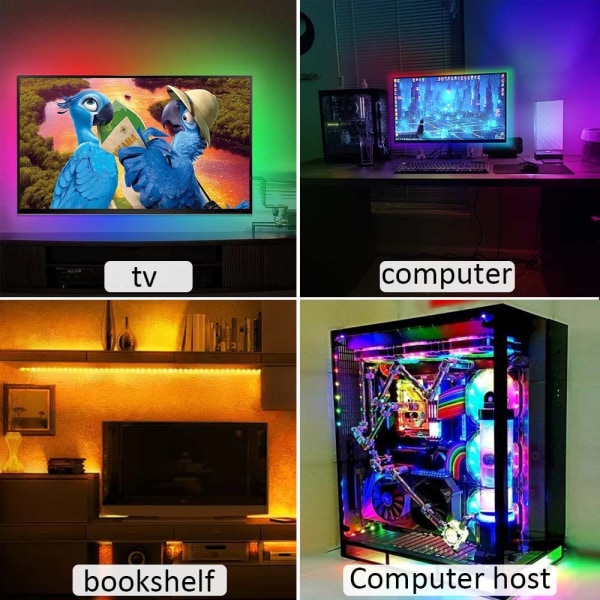 Led-valonauha 5050RGB värikäs 5m