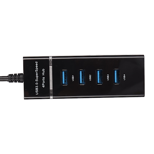 USB Hub 4 Port Høy Hastighet Spredning Beskytt Sikkerhet Kompakt Design USB 3.0 Adapter