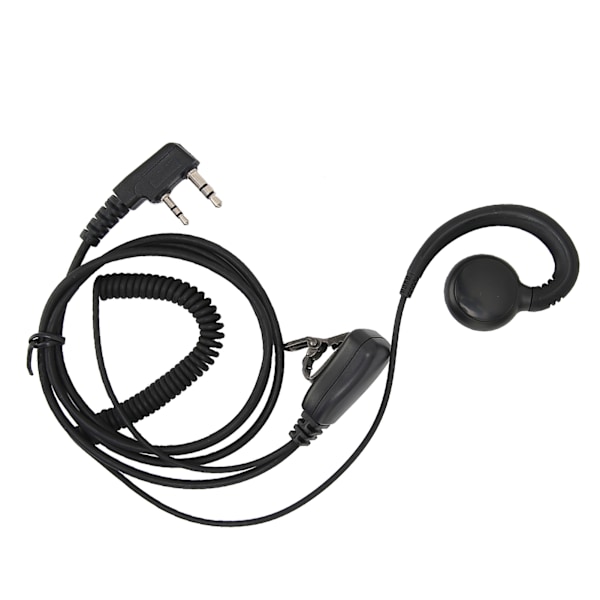 Walkie Talkie Headset 180° Roterbar K Huvud Mikrofon Hörlurar för Baofeng UV‑5R Walkie Talkie