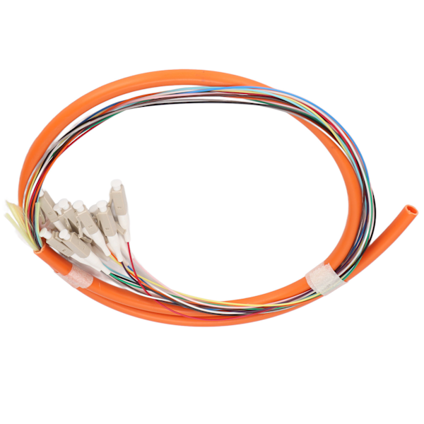 Fiber Pigtail 12-tråds Multimode Stabil Fiber Pigtail-kabel for Instrumenteringskommunikasjonssystem Lokalt nettverk