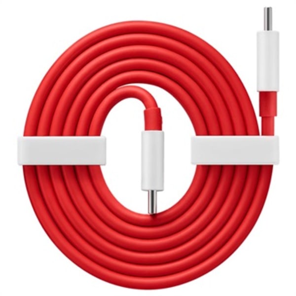 OnePlus Warp Charge USB Typ-C Kabel 5481100047 - 1m - Röd / Vit multicolor